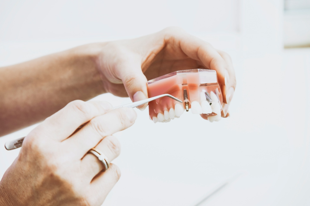  Person Holding Denture