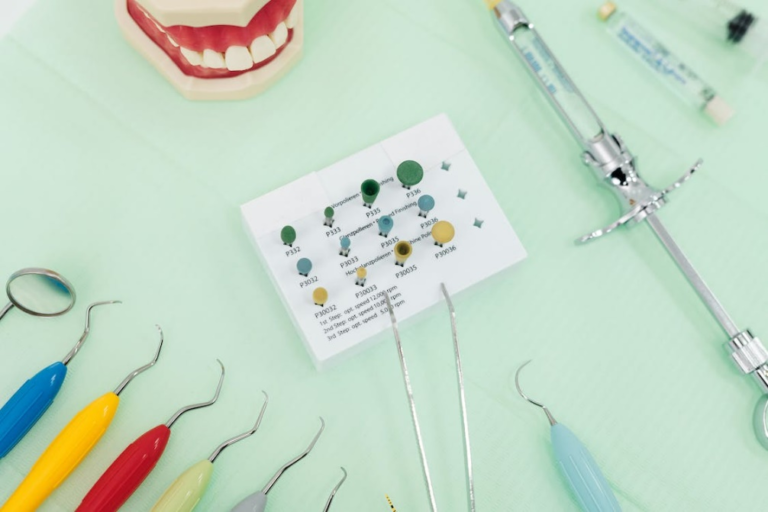 An image of dental tools